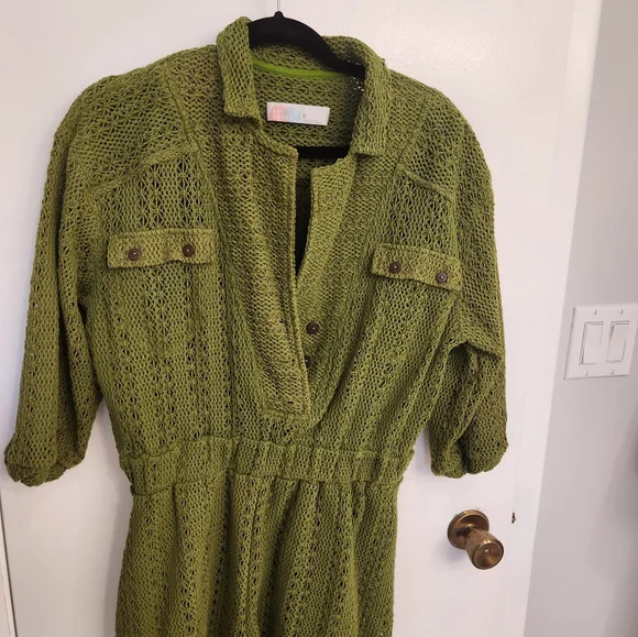 Free people beach Ryan knit crochet romper - Picture 3 of 4